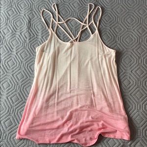 Pink Ombré American Eagle Tank Top